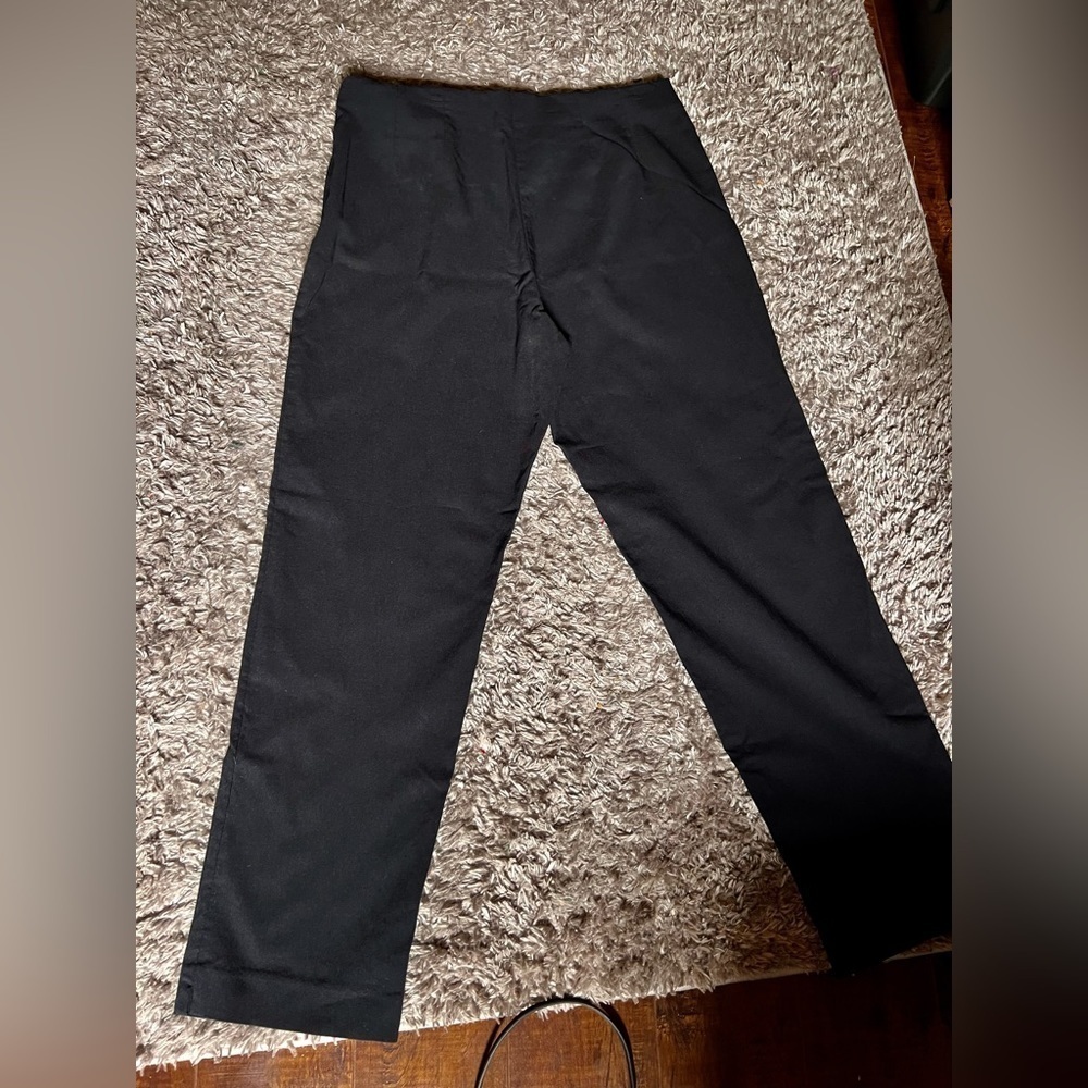 Ruby Road Woman Slimming Contour Pant in Black Denim 314